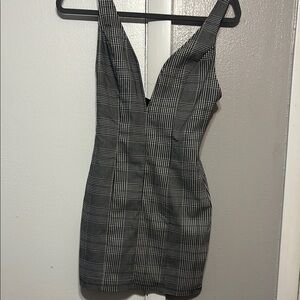 Forever 21 Gray Sleeveless Bodycon Mini Dress